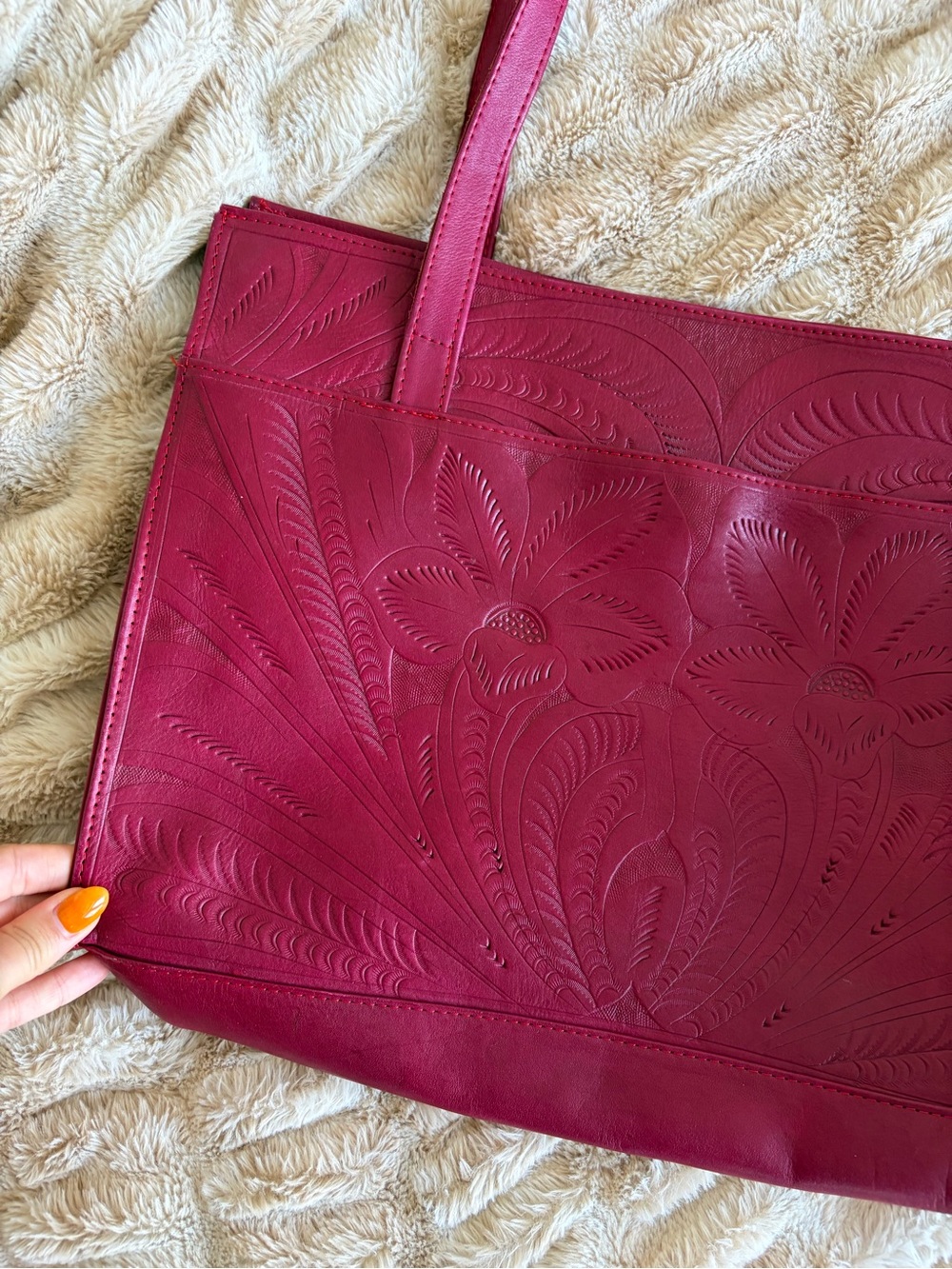 Leaders in Leather Large Tote